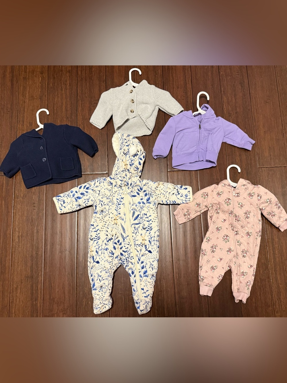 0-3 Month Girl Jacket and Bunting Bundle
